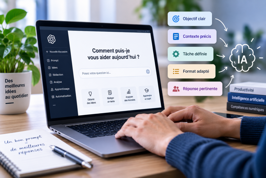 Utilisation d’une intelligence artificielle pour rédiger un prompt efficace